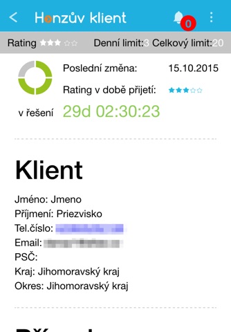 Honzův klient screenshot 3