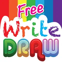 Write Draw Free - Learning Writing, Drawing, Fill Color & Words app icon