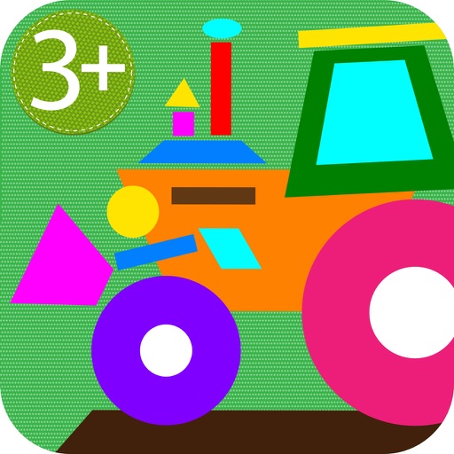 HugDug Shapes 2 - Geometry puzzles for toddlers and preschool kids full version. Icon