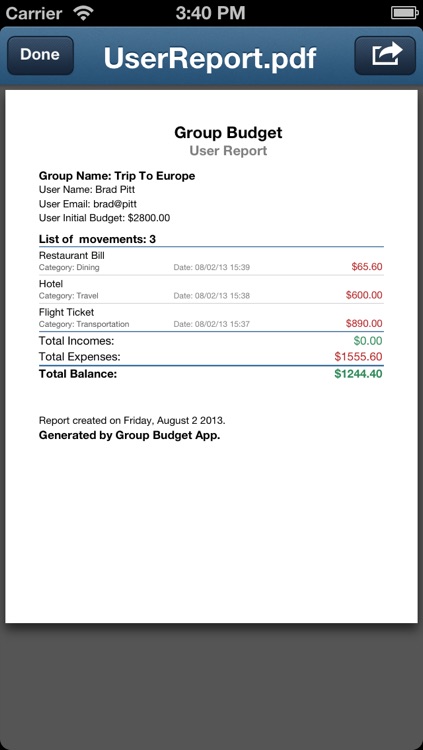 Group Budget - The best finance app for groups screenshot-4