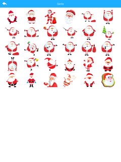 Winter Stickers & Emoji for WhatsApp and Chats Messengers Christmas Holiday Edition 2016 screenshot 8