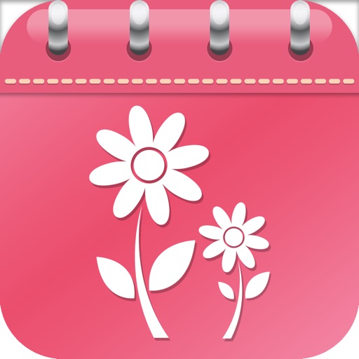 Menstrual Calendar - Fertility, Monthly Cycle Period Tracker & Ovulation Calculator Icon
