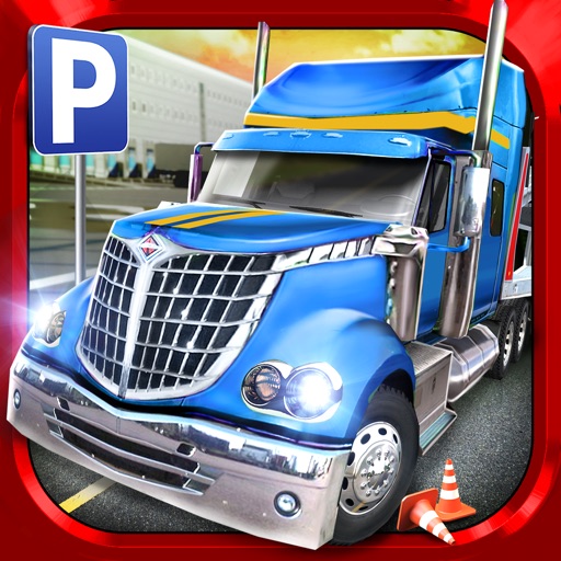 Trucker Parking Simulator Real Monster Truck Car Racing Driving Test Icon