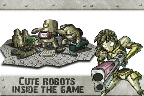 Rusty Gunner Robot - Timeless Free Shooting game screenshot 2