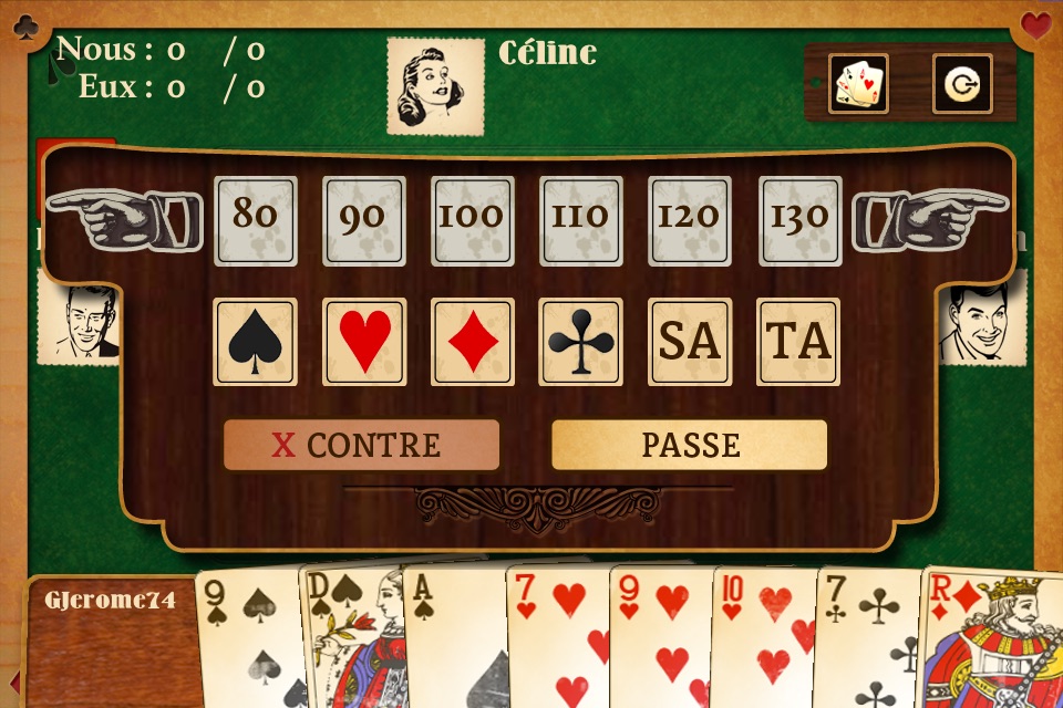 Belote & Coinche LITE screenshot 4