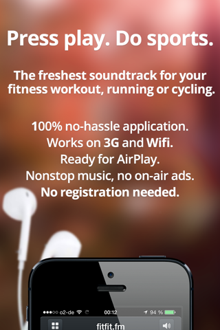 fitfit.fm Workout Music for Running, Walking & Fitness screenshot 2