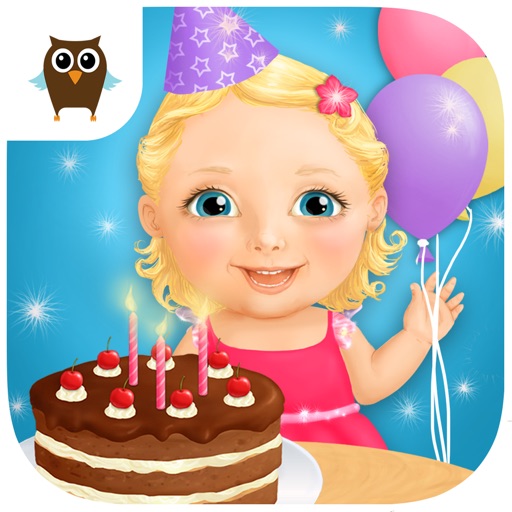 Sweet Baby Girl - Celebrate Baby Birthday, Bake Cake, Get Gifts and Pop Baloons Icon