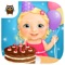 Sweet Baby Girl - Celebrate Baby Birthday, Bake Cake, Get Gifts and Pop Baloons