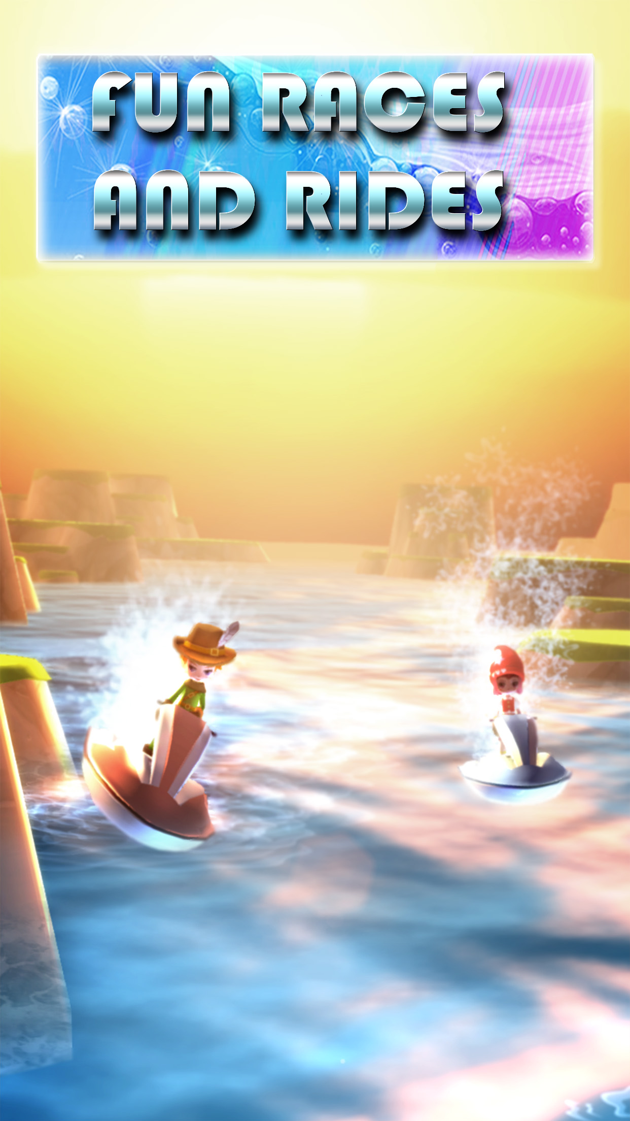 Aqua Jetski Wipeout Racing Free