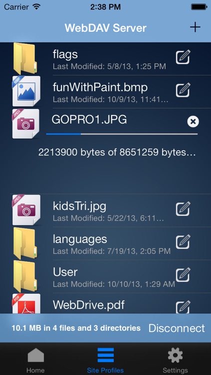 WebDrive – WebDAV, SFTP, FTP Secure File Transfer Client screenshot-3