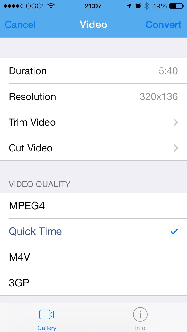 Simple Video Converter with Dropbox Screenshot 4