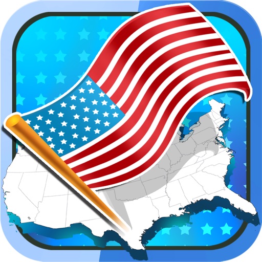 US Flag Trivia - Guess All The US States Icon