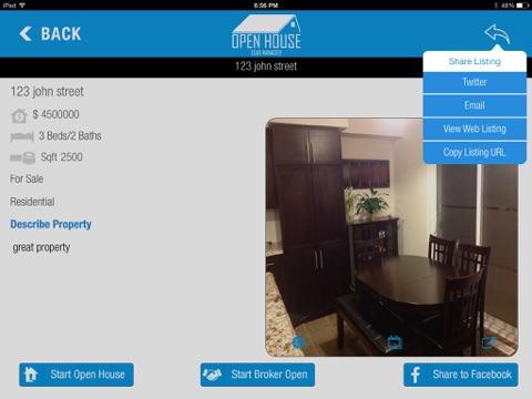 Open House Lead Manager screenshot 4