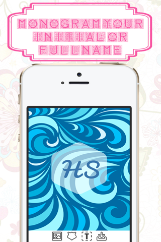 Monogram Wallpaper Maker screenshot 2