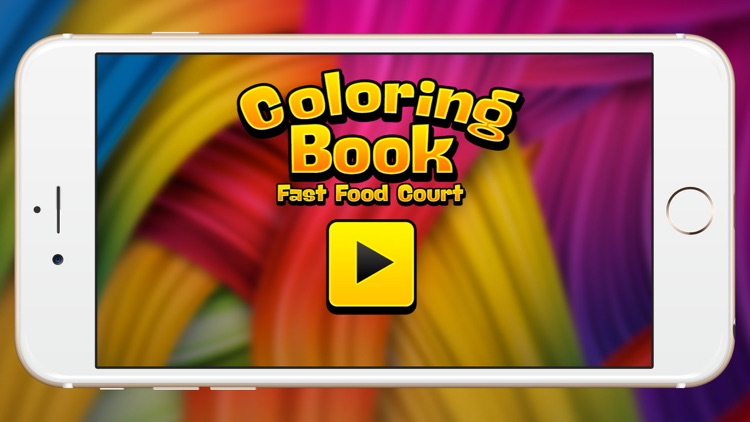 fast food court coloring book cheddar burger show for kid