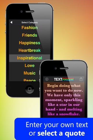 TextPrism - Multicolored Text and Quotes screenshot 4