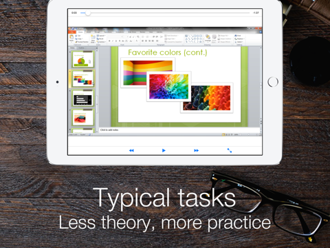 Video Training Course for Microsoft Office - Complete Tutorial iPad screenshot 4 - Book app