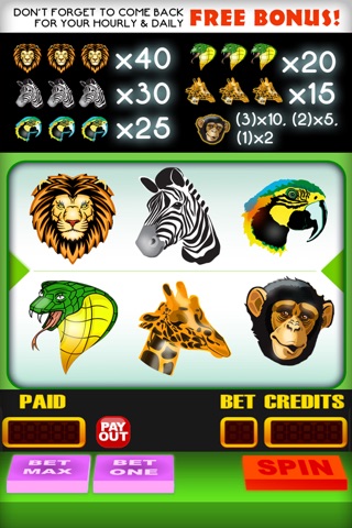 A King Of The Wild Jungle Slot Machine Game screenshot 2