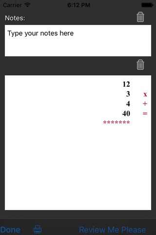 Printing Tape Calculator screenshot 2