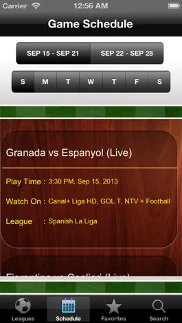 Game screenshot Live Football TV hack