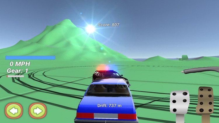 Old Car Escaped Pollice 3D screenshot-3