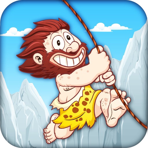 Caveman Rope Swinger Adventure Icon