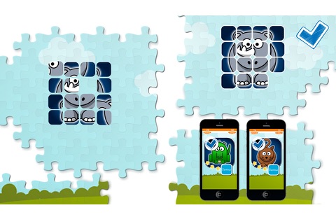 Animals Puzzles Slide screenshot 2