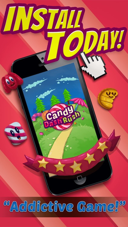 Candy Dash Rush Puzzle Games - Fun Match3 Crush Game For Cool Kids Over 2 FREE Version screenshot-4