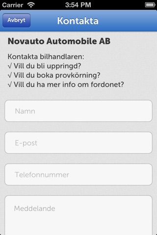 Novauto Autombile AB screenshot 3