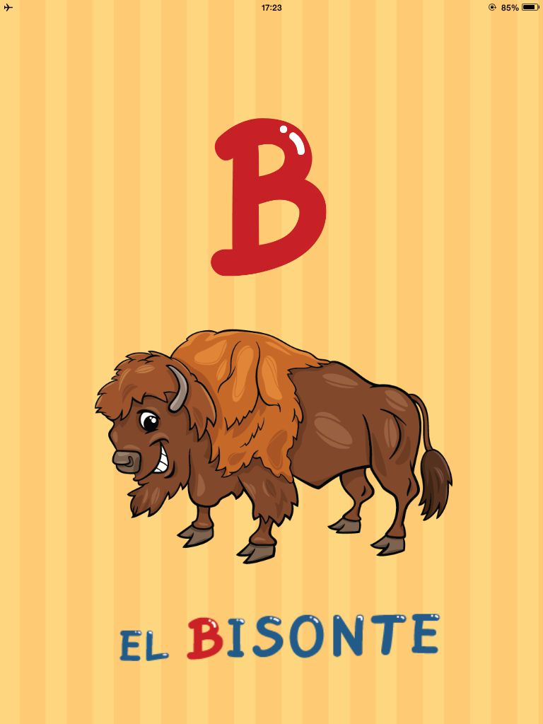 ABC Animals Spanish Alphabets Flashcards: Vocabulary Learning Free For Kids!