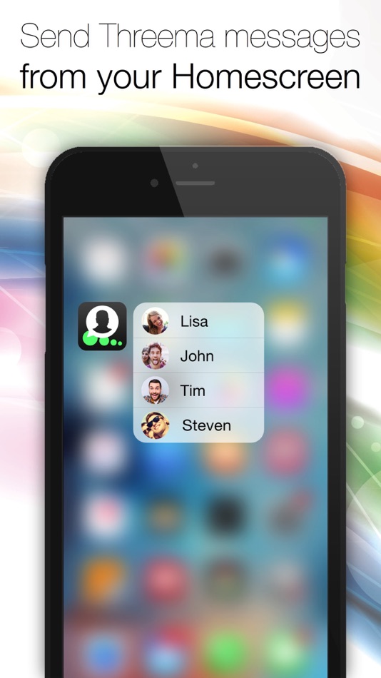 Quick Actions for Threema - A shortcut to Threema right from your Homescreen! - 1.0 - (iOS)