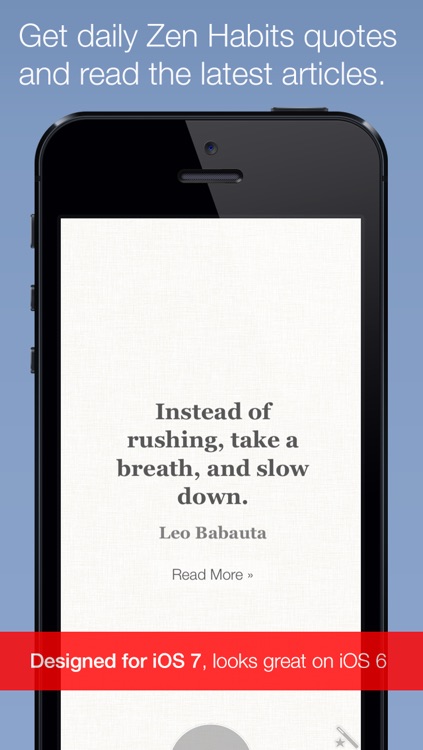 Zen Habits - Daily Quotes, Articles and Posters