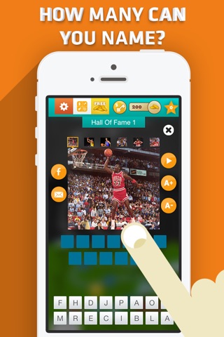 Hey! Guess the Basketball Player - Name the pro sports star in this free trivia pic quiz screenshot 2