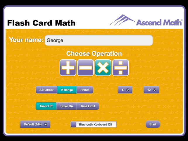 Flash Card Math for iPad(圖1)-速報App