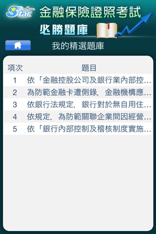 銀行內部控制與內部稽核測驗(消費金融) 精選題庫-法規篇 screenshot 4