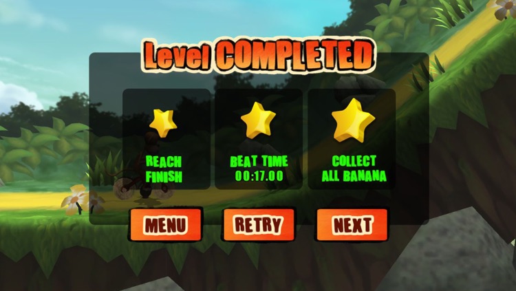 Bike Monkey : Race for Bananas screenshot-3