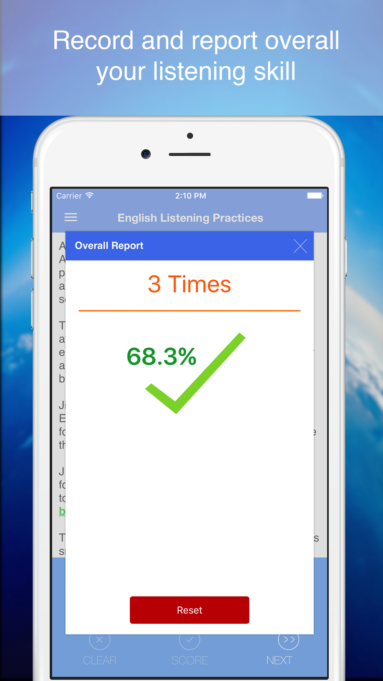 English Listening Practices - Smart tool to improve your listening skill screenshot 4