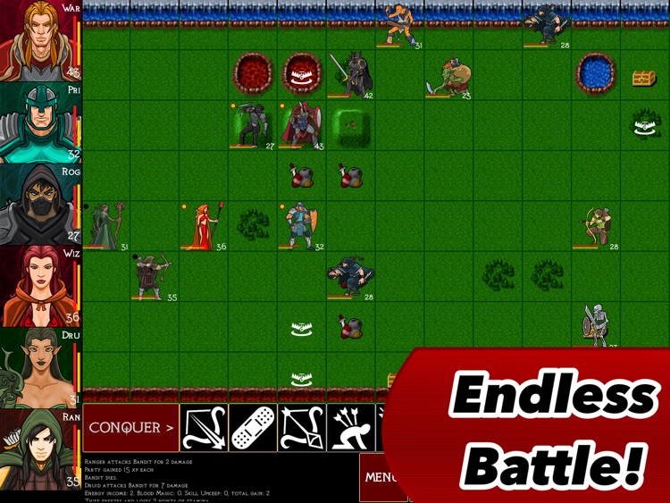 Heroes of Blood Magic : a Tactical RPG for iPad screenshot-4