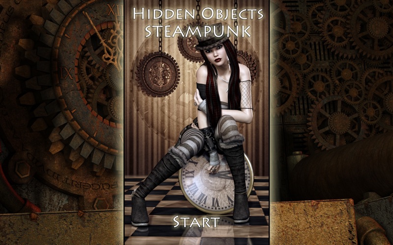 How to cancel & delete hidden objects steampunk 1