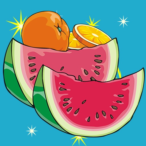 Candy And Fruits Coloring Pages And Drawing Book icon