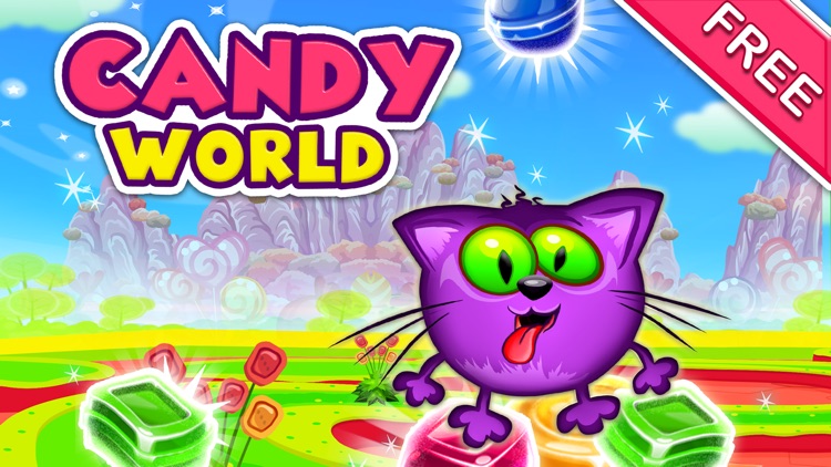 Candy World - sweetest star and match-3 angry juice heroes swap free