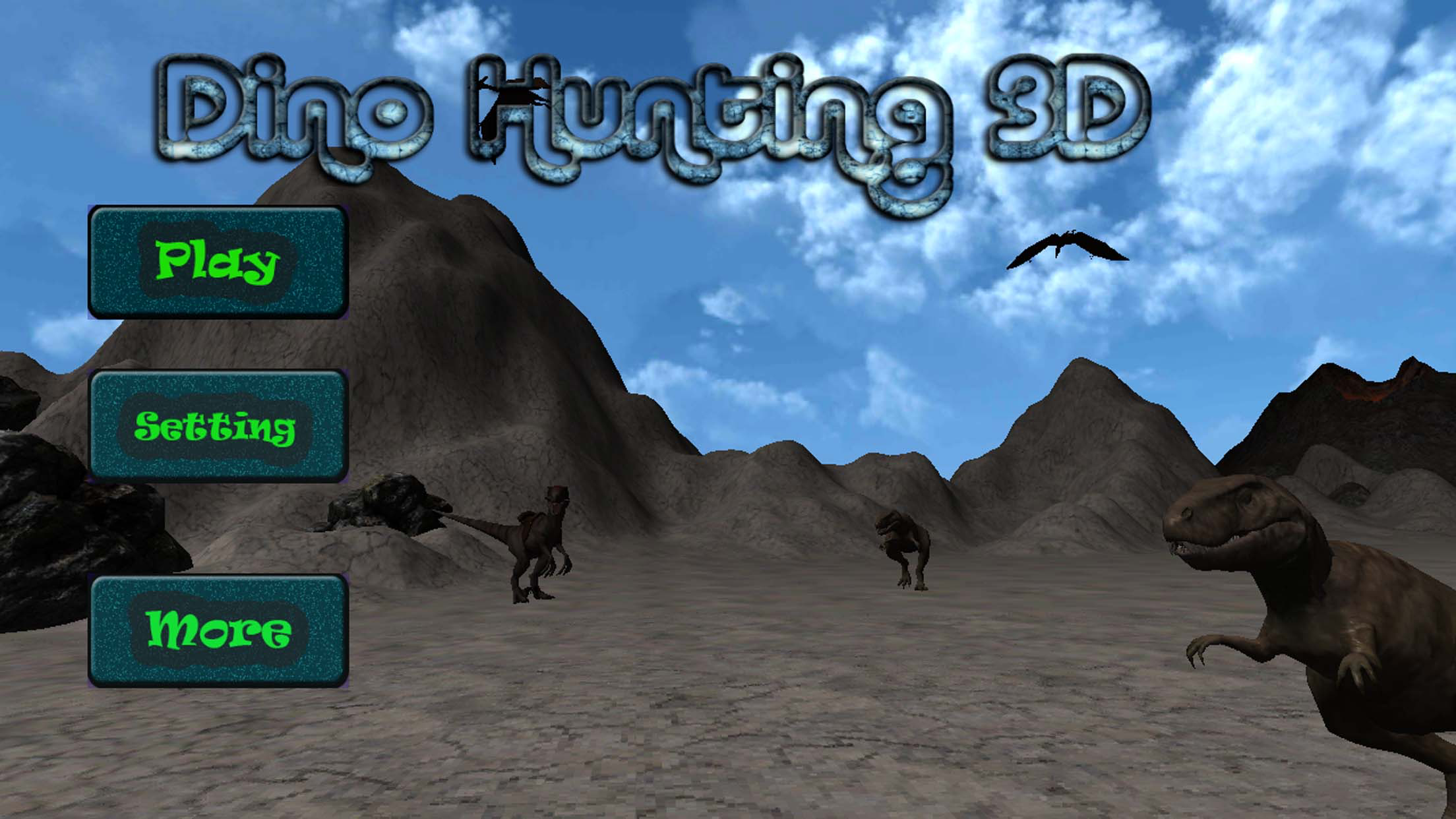 Dino Hunting Sniper 3D screenshot 3