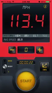 tennis serve speed radar gun by cs sports iphone screenshot 1