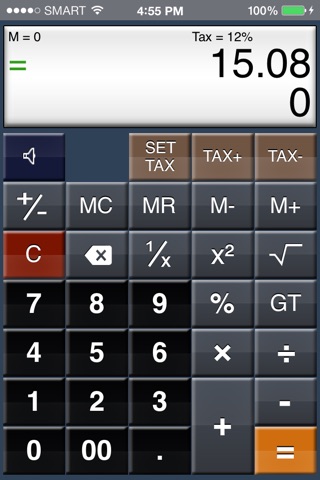 EZ-Digits HD Calculator screenshot 2