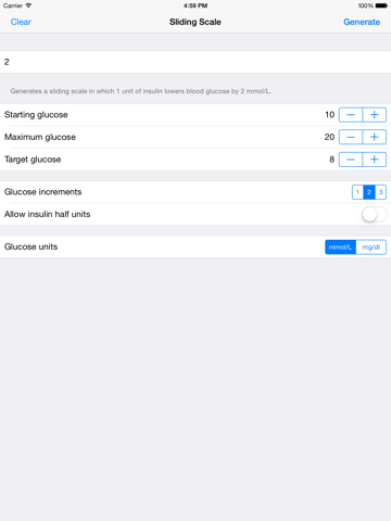 Screenshot #4 pour Sliding Scale - for doctors and nurses prescribing insulin