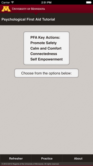 Psychological First Aid (PFA) Tutorial(圖1)-速報App
