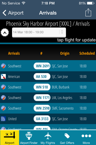 Phoenix Airport Info + Radar screenshot 3