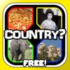 Guess the Country IQ Puzzle Four Pics What's the One Word Pursuit World Edition! FREE by Golden Goose Production