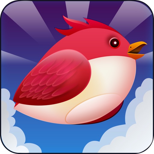 Brave Jinny--The flappy adventure of a flying birdie-play with your friends on Facebook&Tweete iOS App