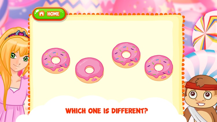 Candy Kid Education Preschool -Free Educational Learning Games for Kindergarten Children & Toddlers - Teaches Healthy Foods, Colors, Counting, Sorting, Numbers & More - by Geared Kids screenshot-3